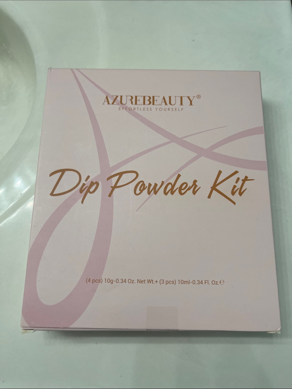 AzureBeauty Dip Powder Kit - Soft Pink